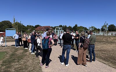 Teilnehmende und Mitwirkende des FLN-Infotages auf der Landesgartenschau Bad Nenndorf